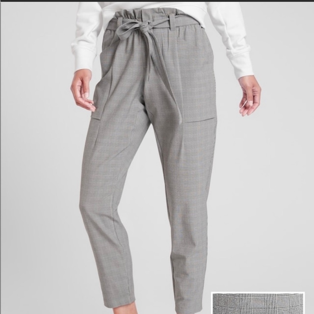Athleta Plaid Skyline Pants *Rare Print*